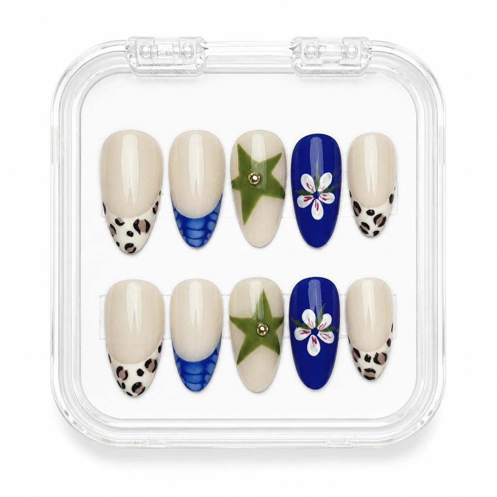 Press-on Nails Wholesale $7.90 Daisy Fierce by Yabe Vietnam