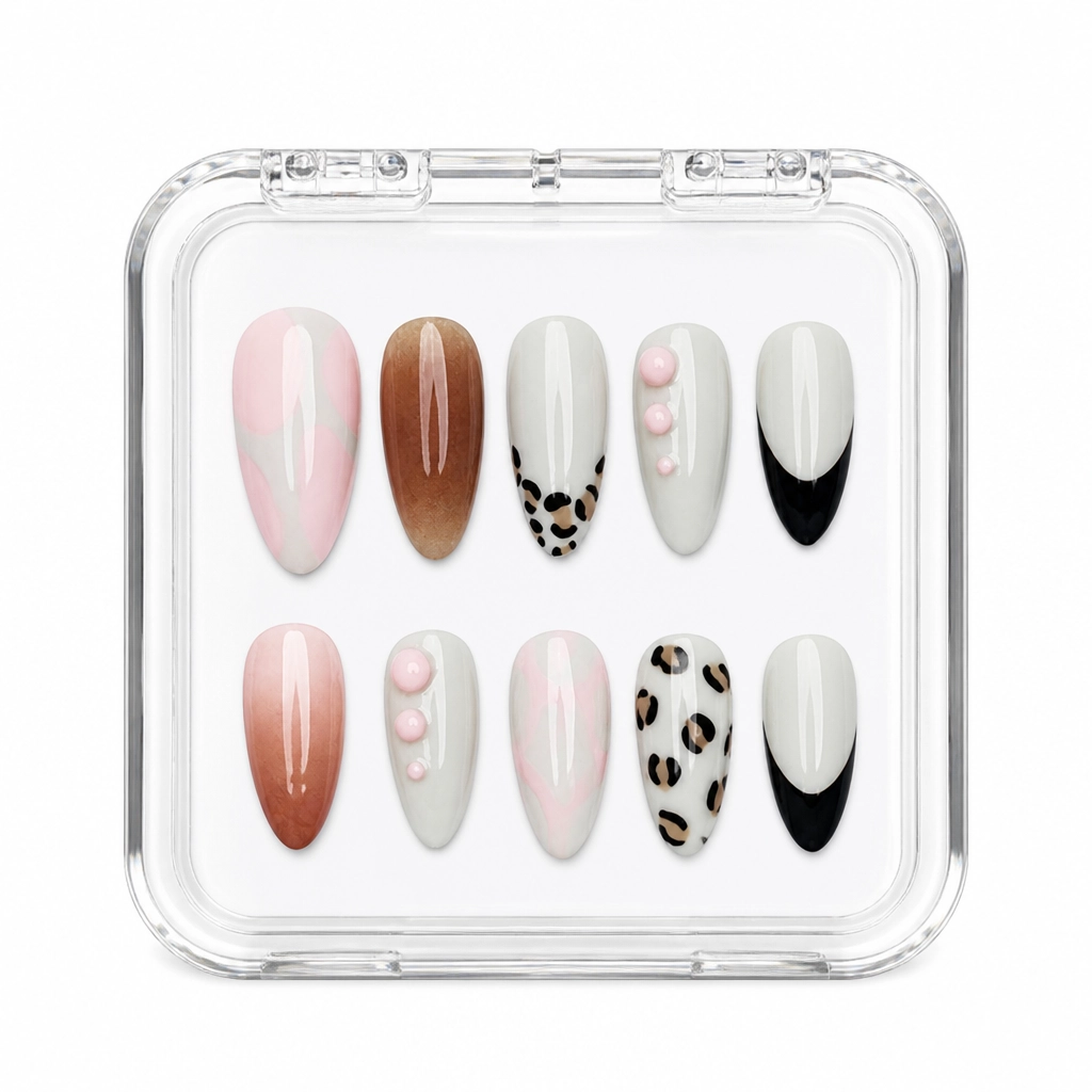 Press-on Nails Wholesale $7.90 Leopard Luxe by Yabe Vietnam