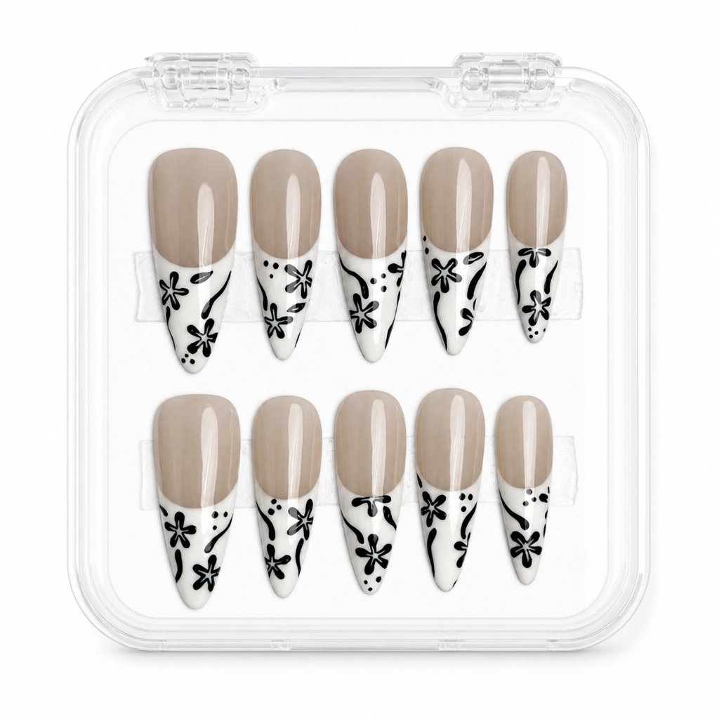 Press-on Nails Wholesale $7.90 Botanical Bliss by Yabe Vietnam