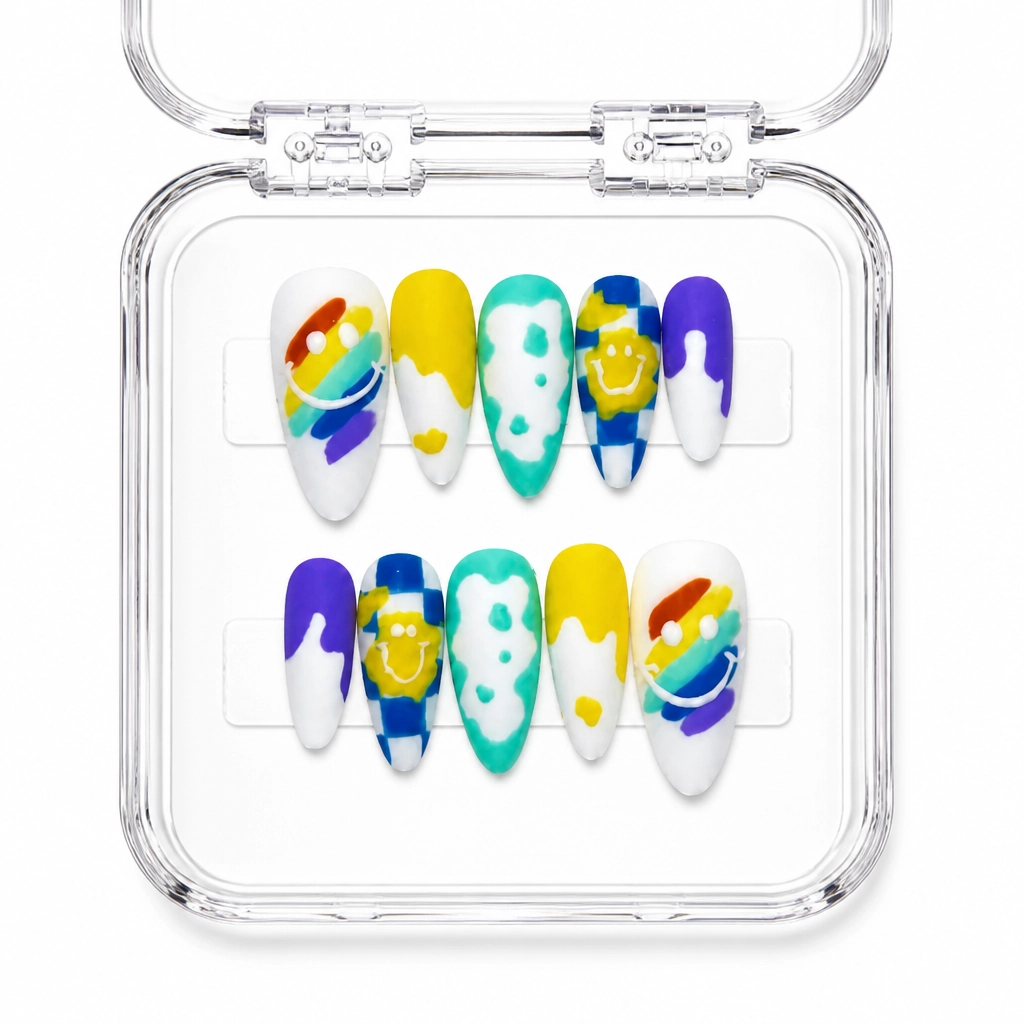 Press-on Nails Wholesale $7.90 Rainbow Bliss by Yabe Vietnam