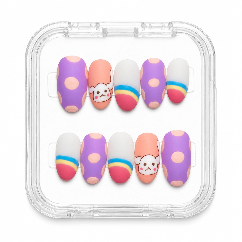 Press-on Nails Wholesale $7.90 Rainbow Bliss by Yabe Vietnam