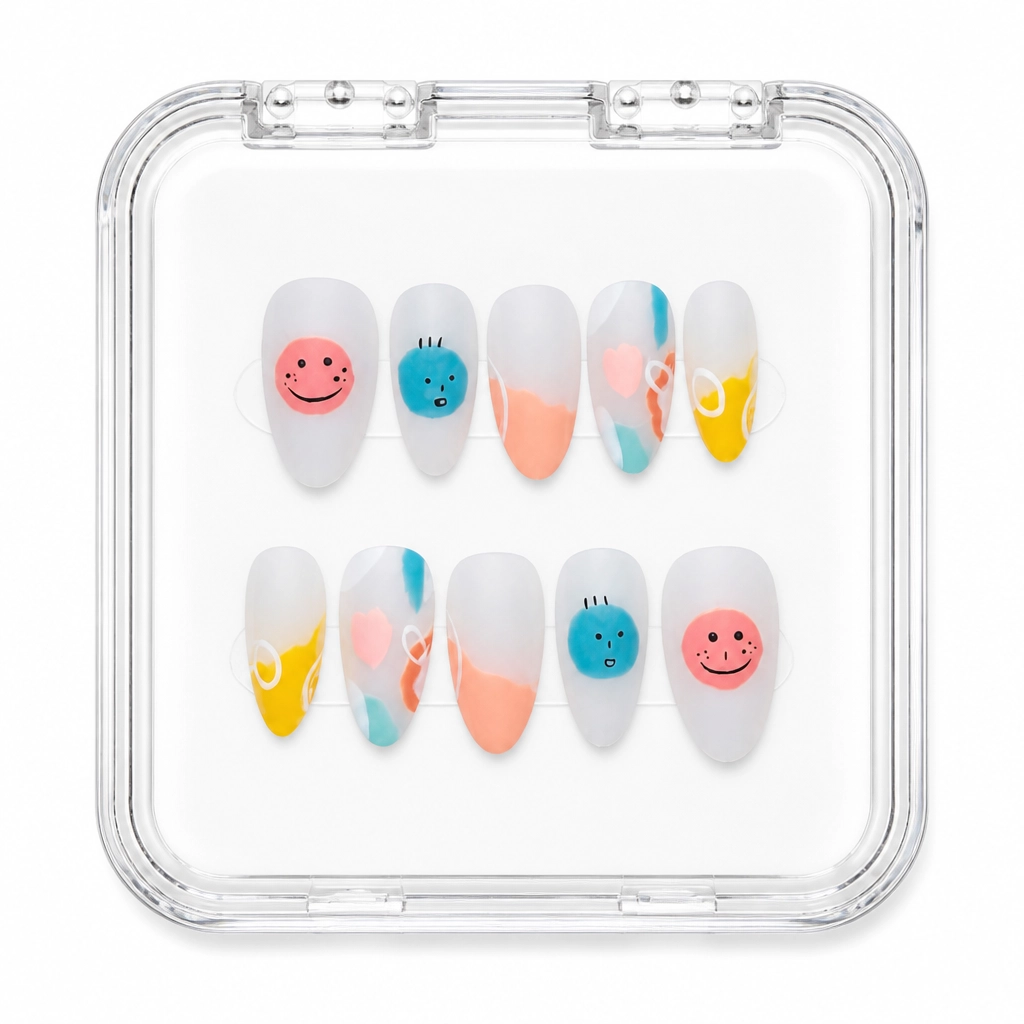 Press-on Nails Wholesale $7.90 Sunset Smile by Yabe Vietnam