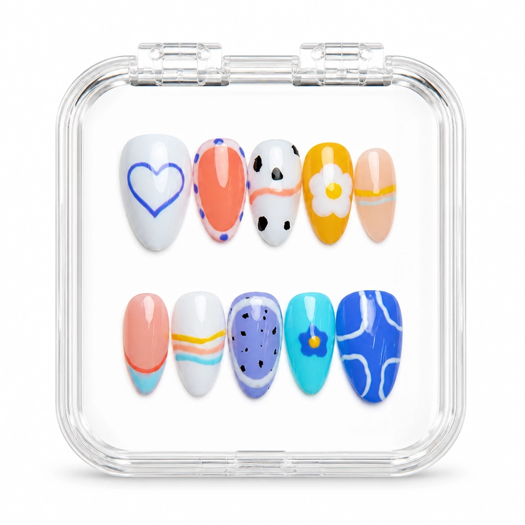 Press-on Nails Wholesale $7.90 Whimsical Dreamscape by Yabe Vietnam