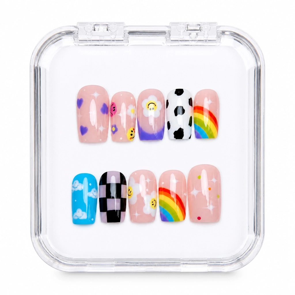 Press-on Nails Wholesale $7.90 Pride Spectrum by Yabe Vietnam
