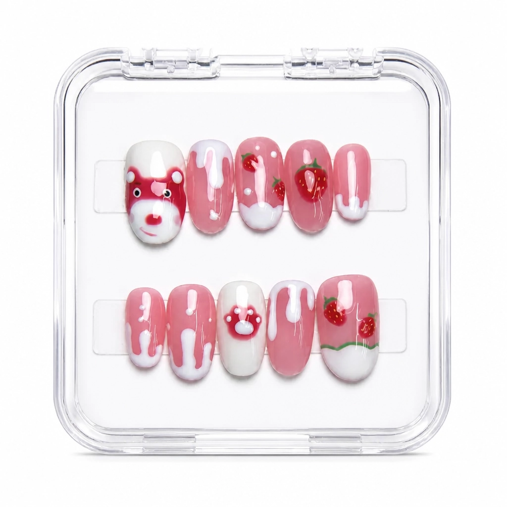 Press-on Nails Wholesale $7.90 Cherub Crush by Yabe Vietnam