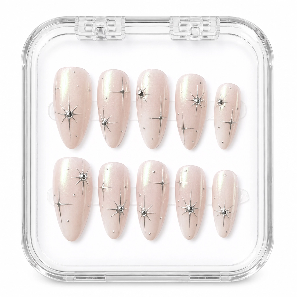 Press-on Nails Wholesale $7.90 Aurora Starlight by Yabe Vietnam