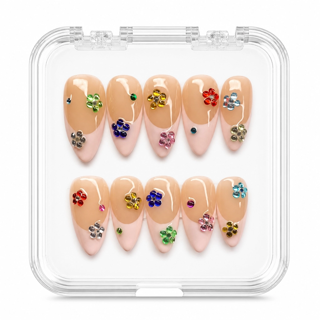 Press-on Nails Wholesale $7.90 Blossom Radiance by Yabe Vietnam