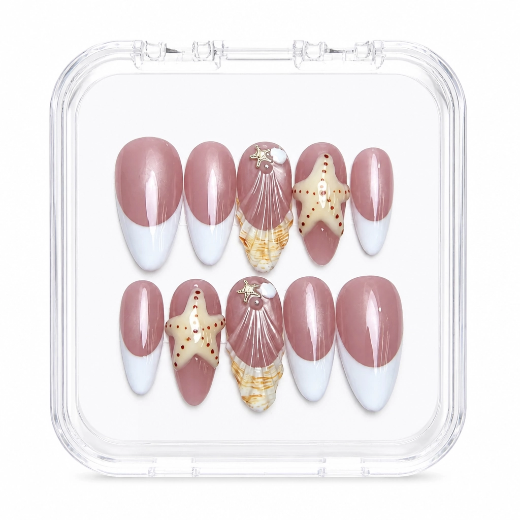 Mauve Shell Elegance
