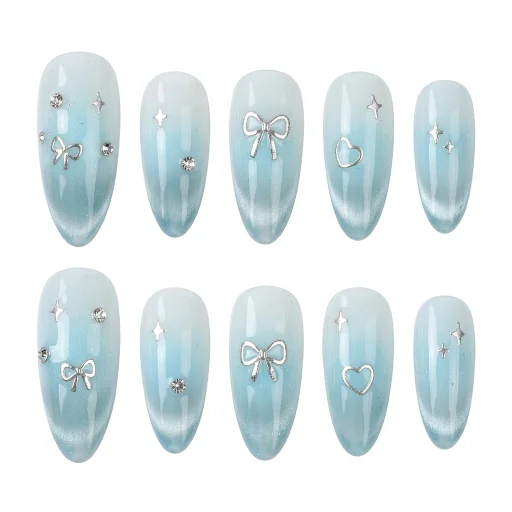 Press-on Nails Wholesale $7.90 Ocean Charm by Yabe Vietnam