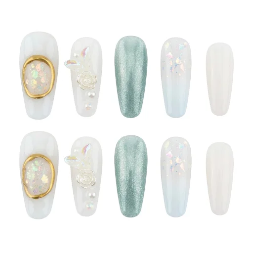 Press-on Nails Wholesale $7.90 Opal Elegance by Yabe Vietnam