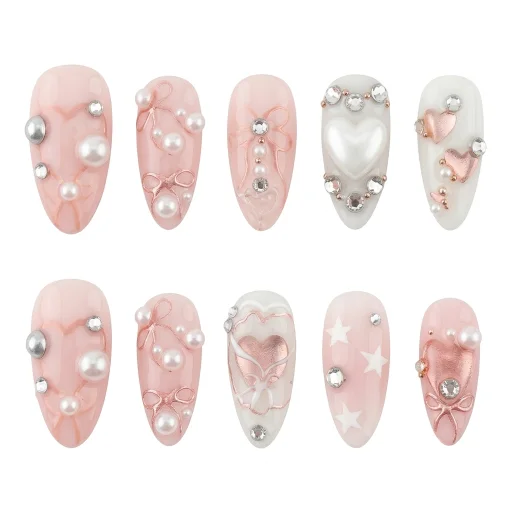 Press-on Nails Wholesale $7.90 Petal Stardust by Yabe Vietnam