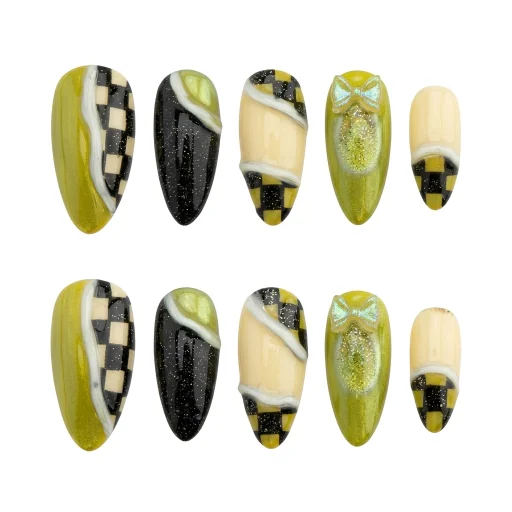 Press-on Nails Wholesale $7.90 Retro Vibe by Yabe Vietnam