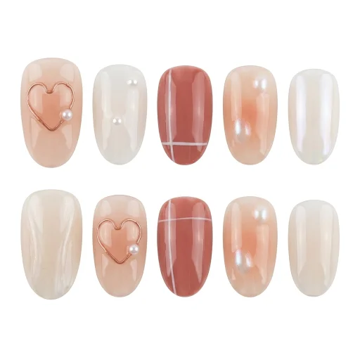 Press-on Nails Wholesale $7.90 Rosy Horizon by Yabe Vietnam