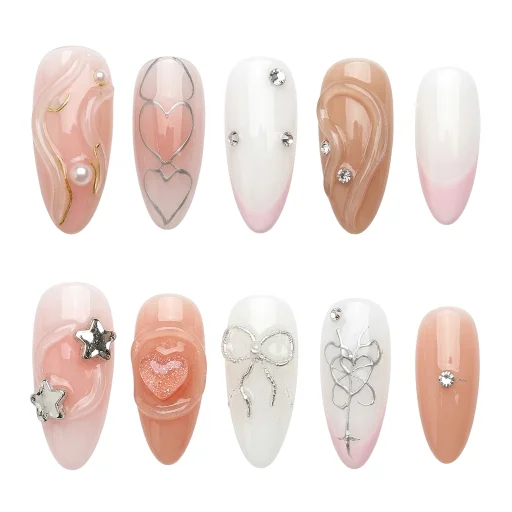 Press-on Nails Wholesale $7.90 Satin Dreamscape by Yabe Vietnam