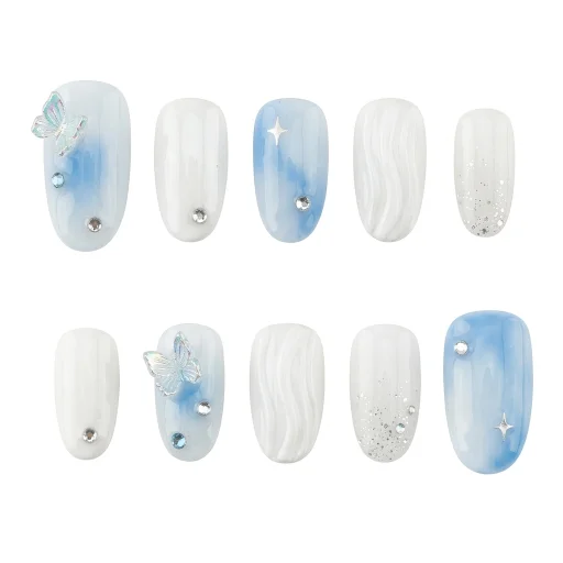 Press-on Nails Wholesale $7.90 Sky Elegance by Yabe Vietnam