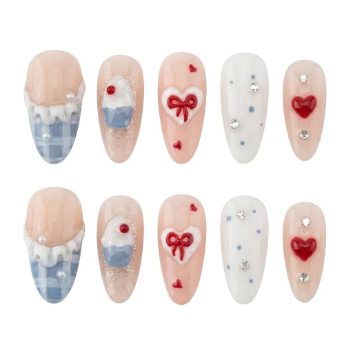 Press-on Nails Wholesale $7.90 Sweet Delight by Yabe Vietnam