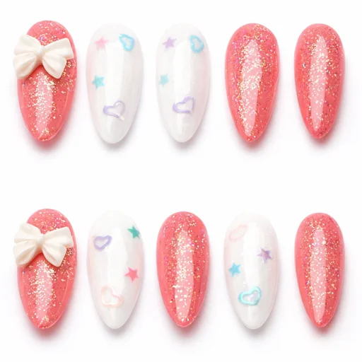 Press-on Nails Wholesale $6.90 Sweet Sparkle by Yabe Vietnam