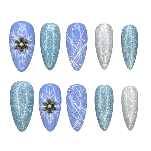 Press-on Nails Wholesale $7.90 Winter Frost by Yabe Vietnam