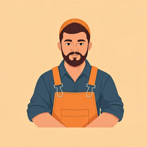 Portrait of male artisan